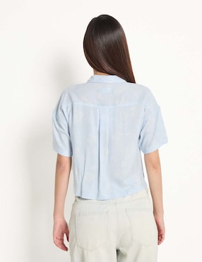 Blusa manga corta para mujer