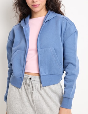 Sudadera con capucha y bolsa Non Stop para mujer