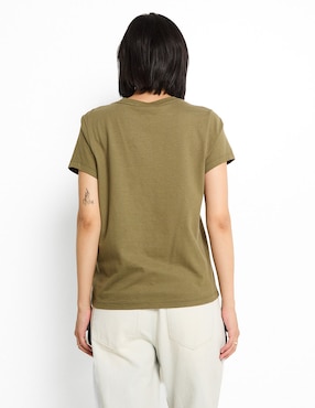 Playera manga corta Non Stop cuello redondo para mujer