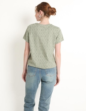 Playera manga corta Non Stop cuello redondo para mujer