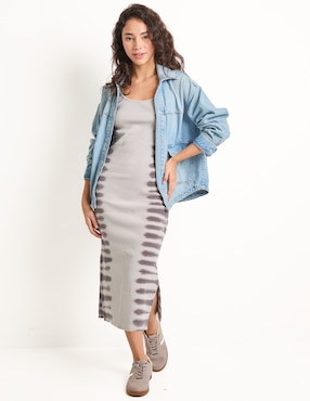 Vestido midi casual Non Stop para mujer