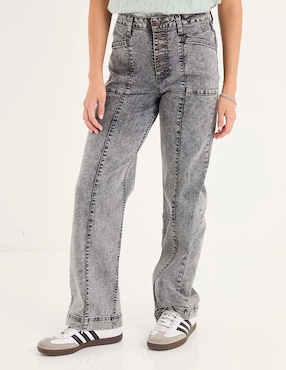 Jeans relaxed wide leg Non Stop para mujer