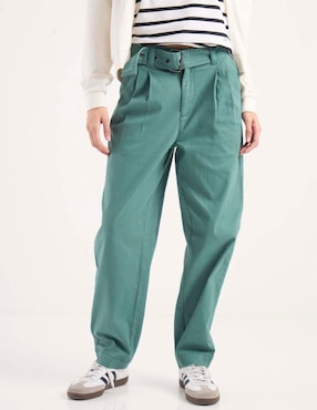 Pantalón relaxed barrel para mujer