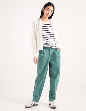Pantalón relaxed barrel para mujer