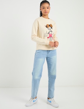 Jeans slim corte cintura alta Non Stop para mujer