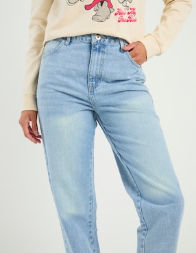 Jeans slim corte cintura alta Non Stop para mujer