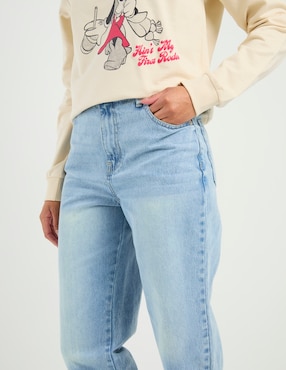 Jeans slim corte cintura alta Non Stop para mujer