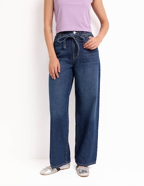 Jeans relaxed wide leg Non Stop para mujer