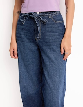 Jeans relaxed wide leg Non Stop para mujer