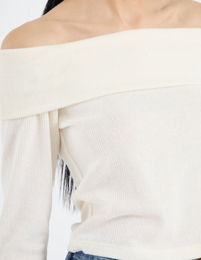 Blusa manga larga para mujer
