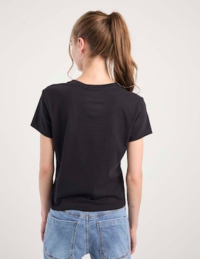Playera manga corta Non Stop cuello redondo para mujer