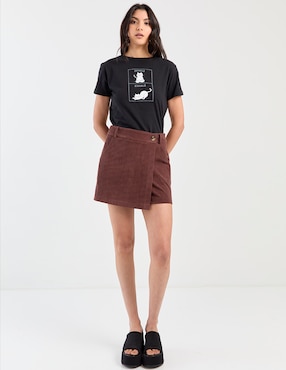 Falda short Non Stop a la cintura