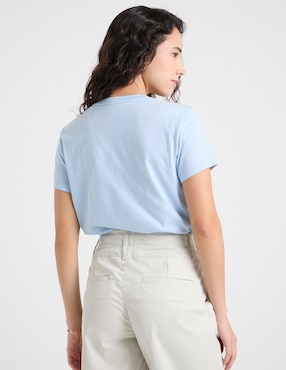 Playera manga corta Non Stop cuello redondo para mujer