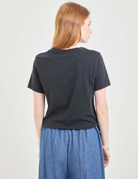 Playera manga corta Non Stop cuello redondo para mujer