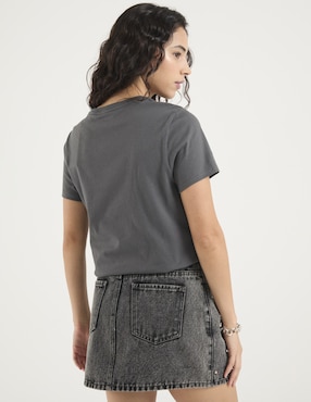 Playera manga corta Non Stop cuello redondo para mujer