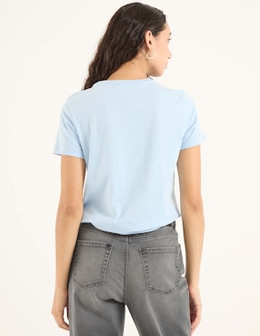 Playera manga corta Non Stop cuello redondo para mujer