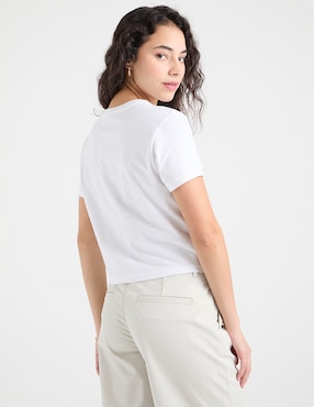 Playera manga corta Non Stop cuello redondo para mujer