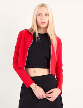 Suéter Non Stop cuello con cierre para mujer