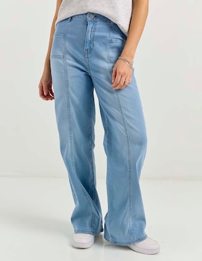 Jeans relaxed wide leg Non Stop para mujer