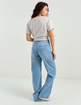 Jeans relaxed wide leg Non Stop para mujer