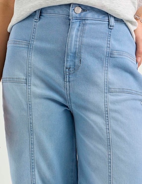 Jeans relaxed wide leg Non Stop para mujer