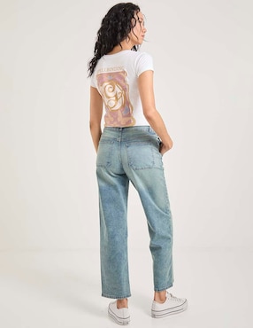 Jeans capri amplio Non Stop corte cintura