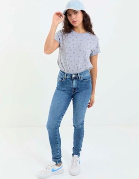 Playera manga corta Non Stop cuello redondo para mujer