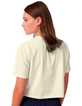 Playera manga corta Panaderia cuello redondo para mujer