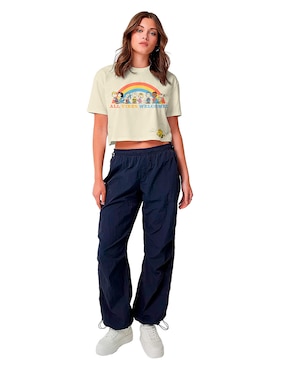 Playera manga corta Panaderia cuello redondo para mujer