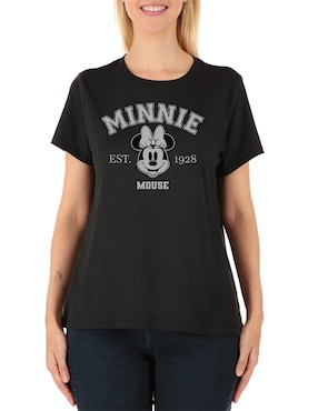 Playera manga corta Disney Dtr Disney cuello redondo para mujer