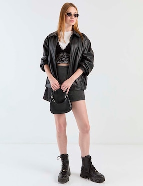 Playera manga corta Non Stop cuello redondo para mujer