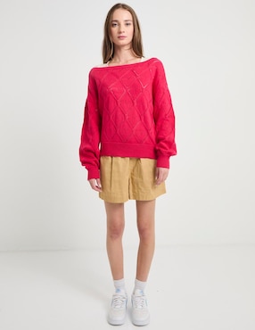 Suéter Non Stop cuello redondo para mujer