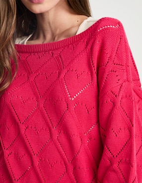 Suéter Non Stop cuello redondo para mujer