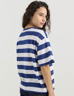 Playera manga al codo Non Stop cuello redondo para mujer