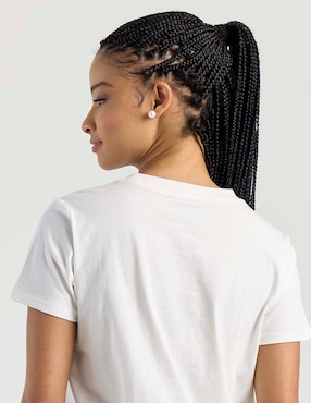 Blusa manga corta Non Stop cuello redondo para mujer