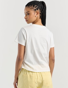 Playera manga corta Non Stop cuello redondo para mujer