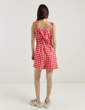 Jumpsuit Non Stop estampado a cuadros para mujer