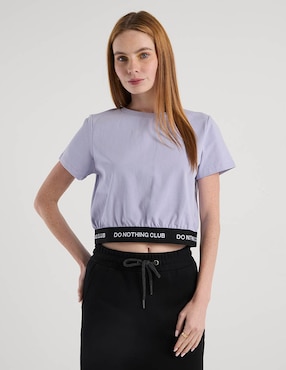 Imagen de producto Playera manga corta Non Stop cuello redondo para mujer
