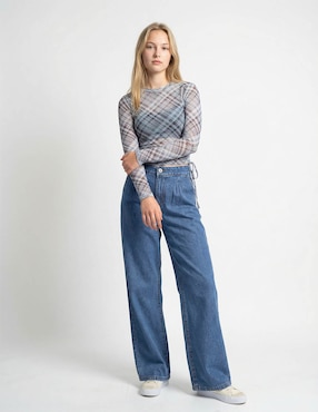 Blusa Non Stop manga larga para mujer