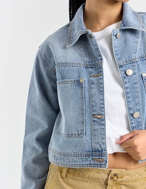 Chamarra denim Non Stop de mezclilla para mujer