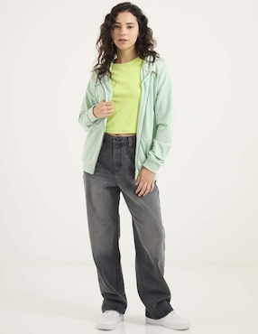 Sudadera con capucha y bolsa Non Stop para mujer