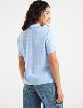 Blusa camisera Non Stop manga corta para mujer