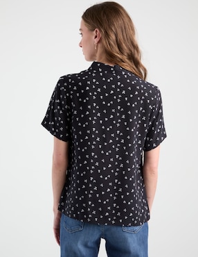 Blusa camisera Non Stop manga corta para mujer