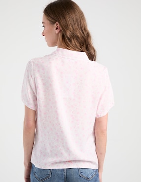 Blusa camisera Non Stop manga corta para mujer