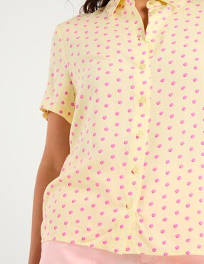 Blusa camisera Non Stop manga corta para mujer