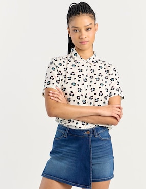 Blusa Non Stop manga corta para mujer