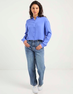 Blusa Non Stop manga larga para mujer