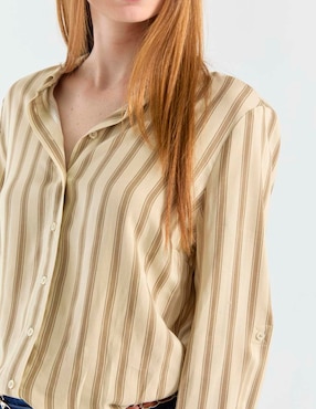 Blusa manga larga para mujer