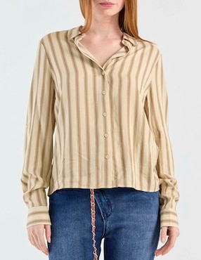 Blusa manga larga para mujer