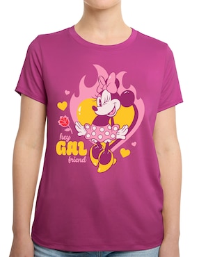 Playera manga corta Disney DTR Minnie Mouse para mujer